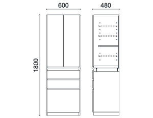 60 カップボード