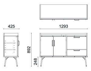 130 サイドボード