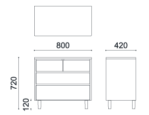 チェスト 80